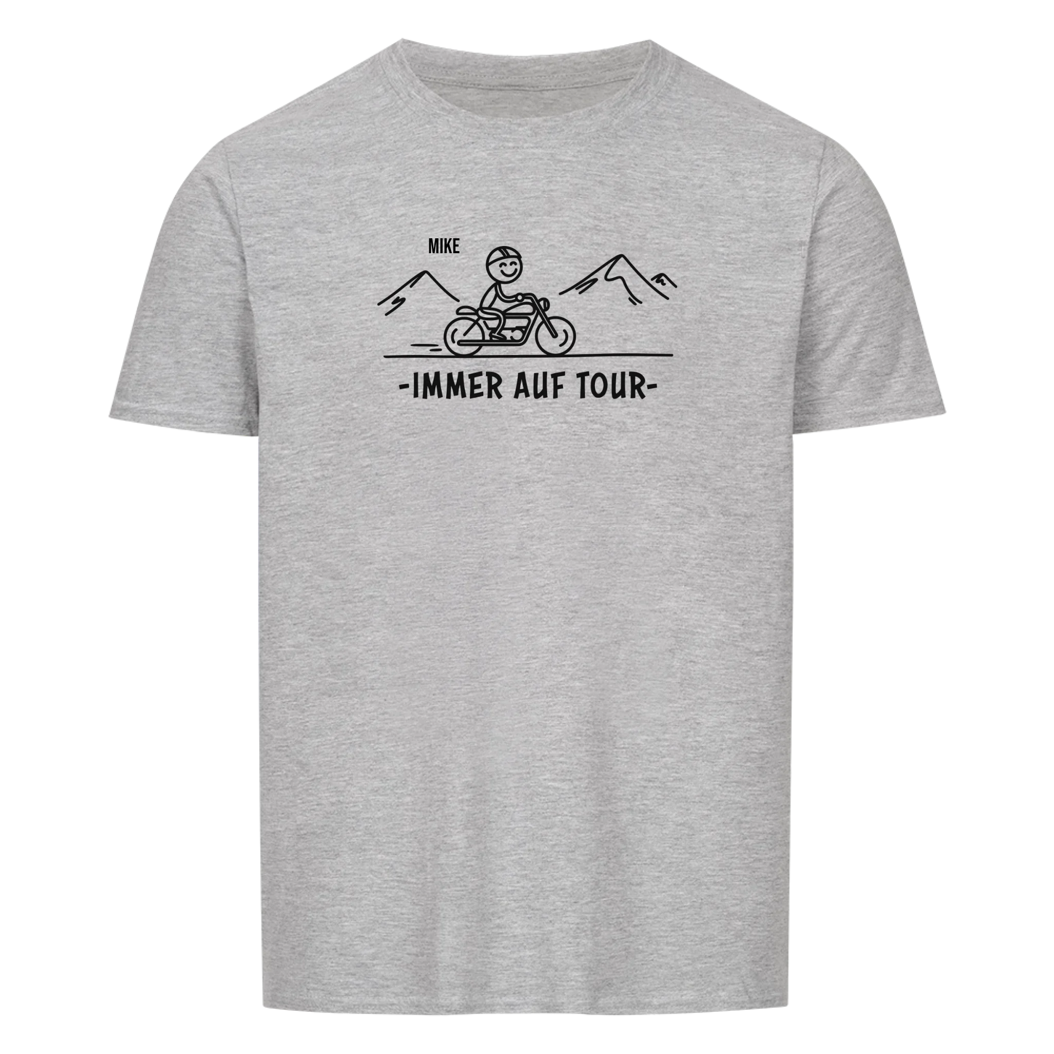 Immer auf Tour personalisierbar - Herren Shirt