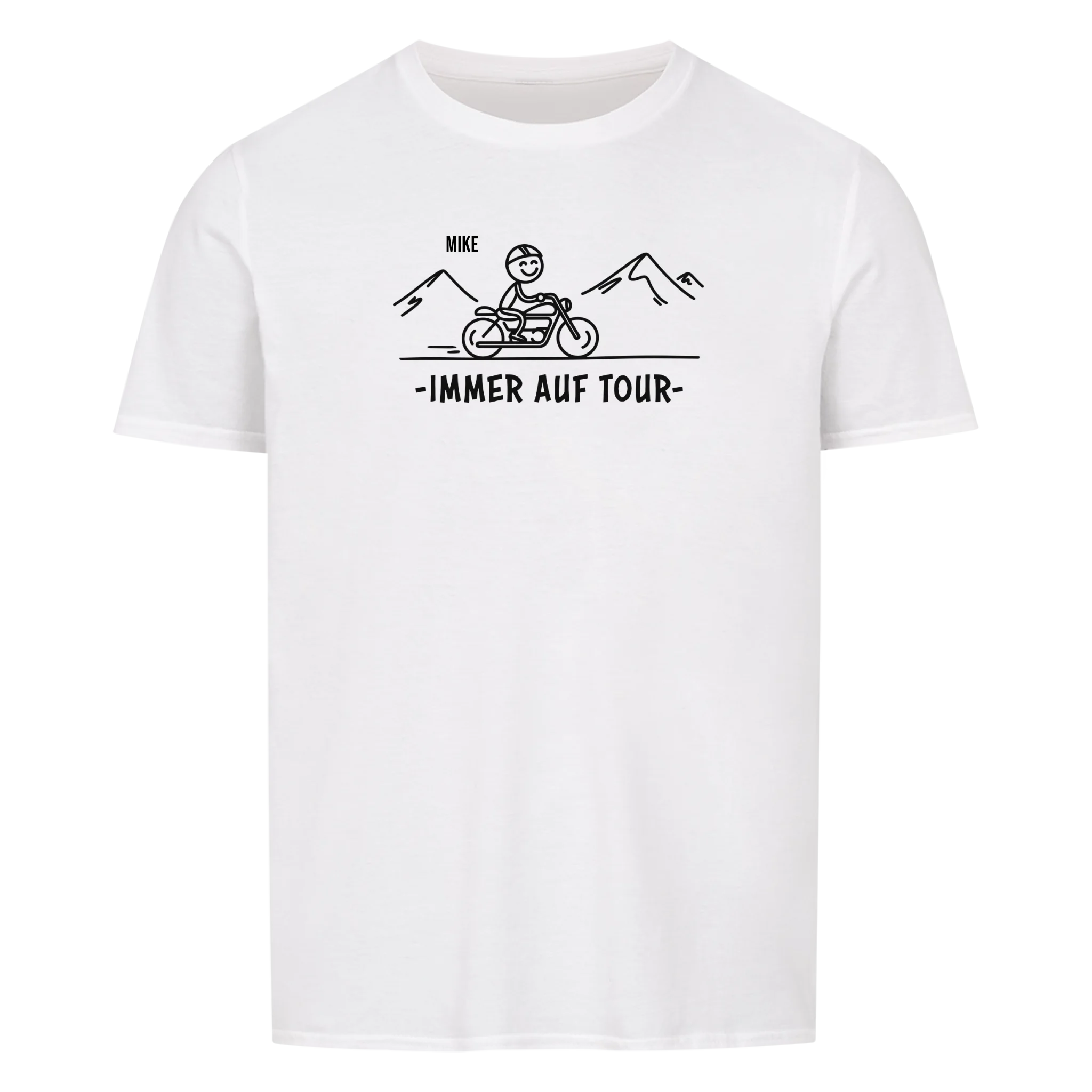 Immer auf Tour personalisierbar - Herren Shirt