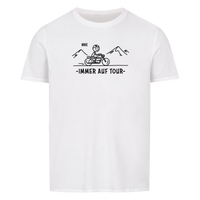 Immer auf Tour - Personalisierbares T-Shirt