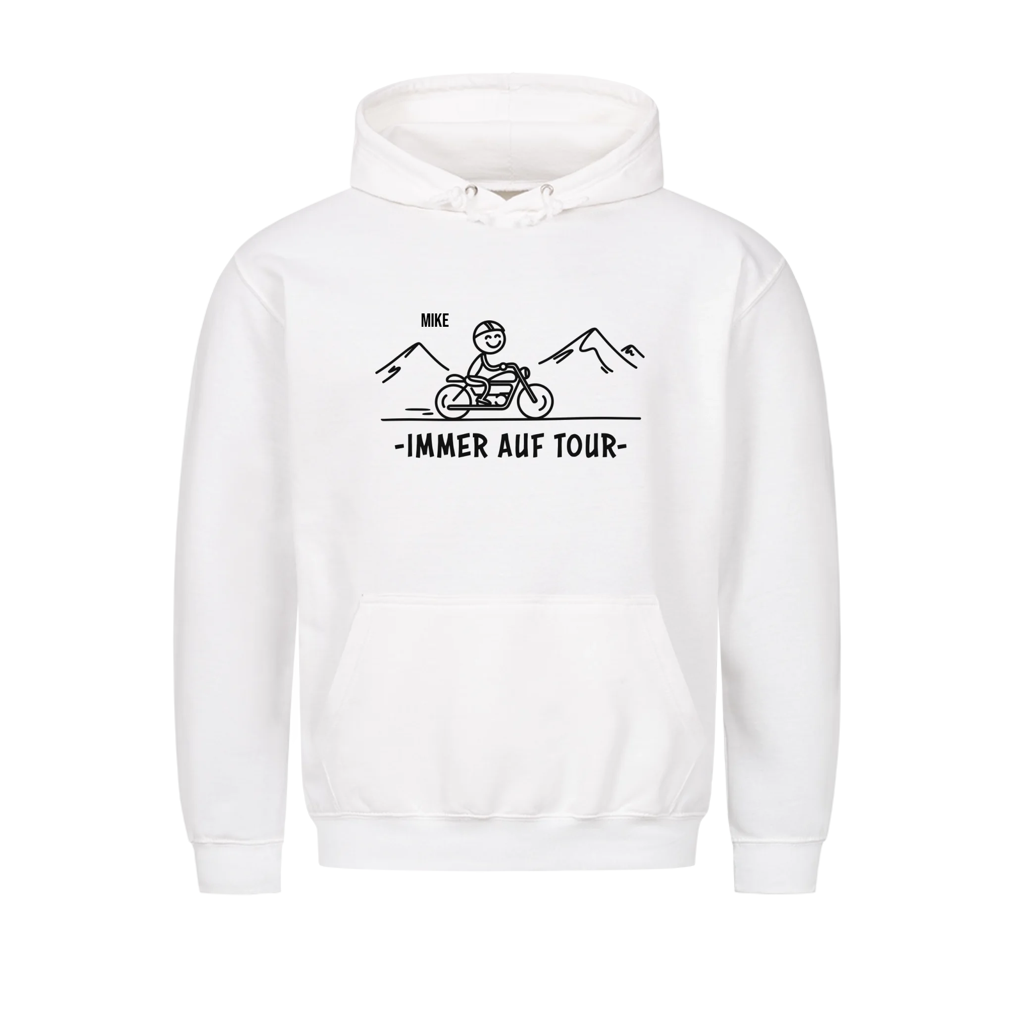 Immer auf Tour - Personalisierbares T-Shirt