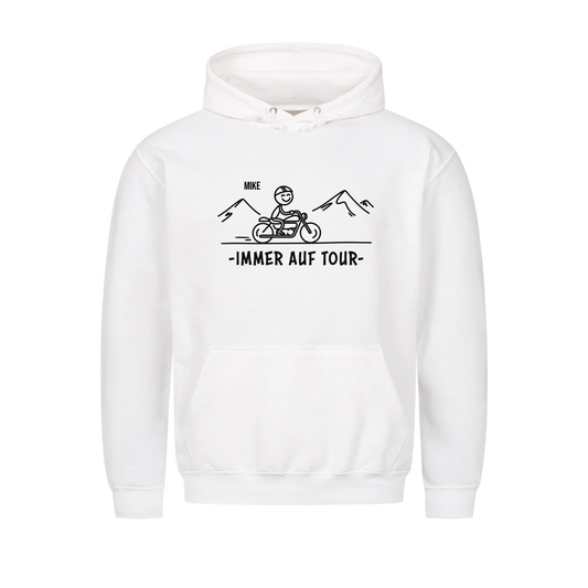 Immer auf Tour - Personalisierbares T-Shirt