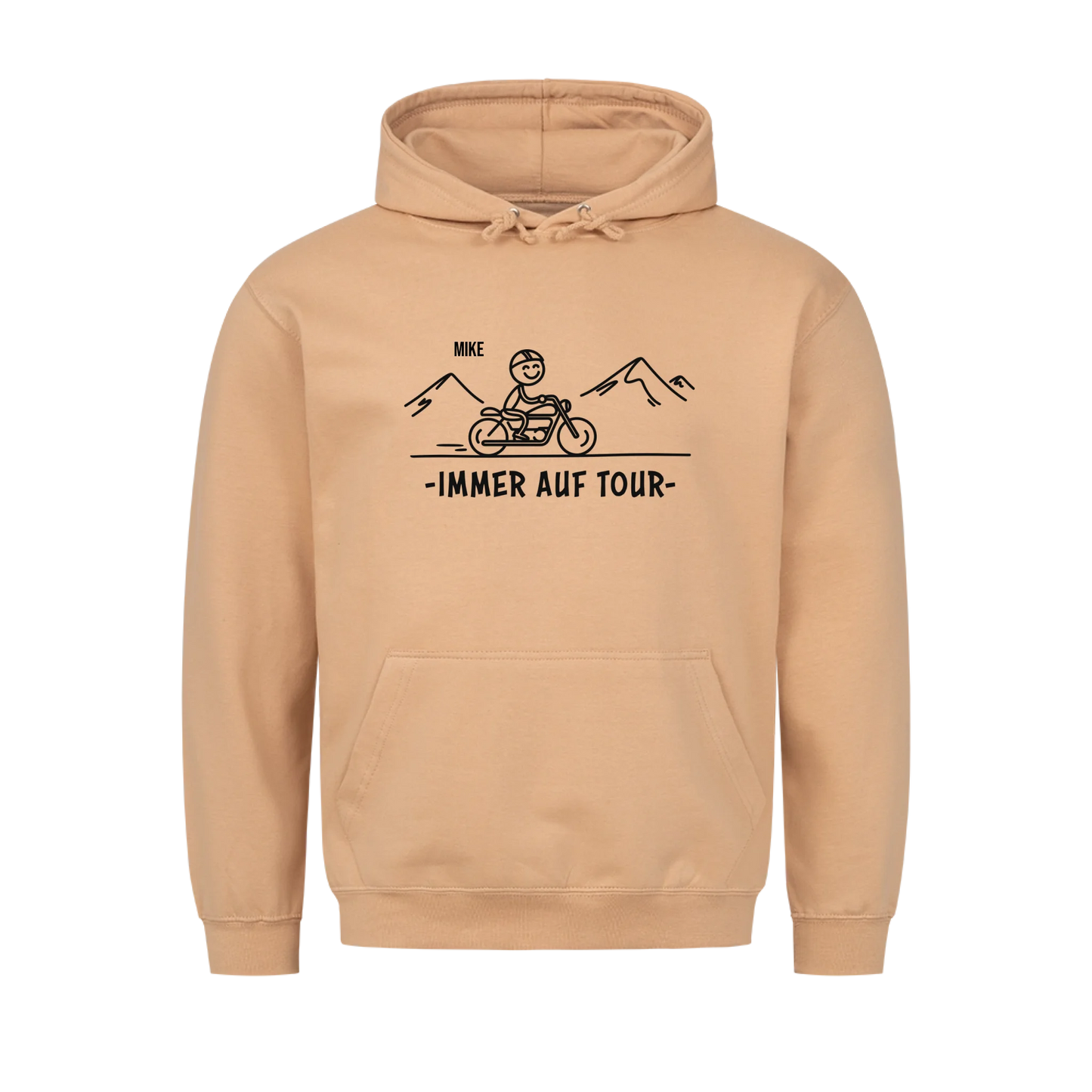 Immer auf Tour - Personalisierbares T-Shirt