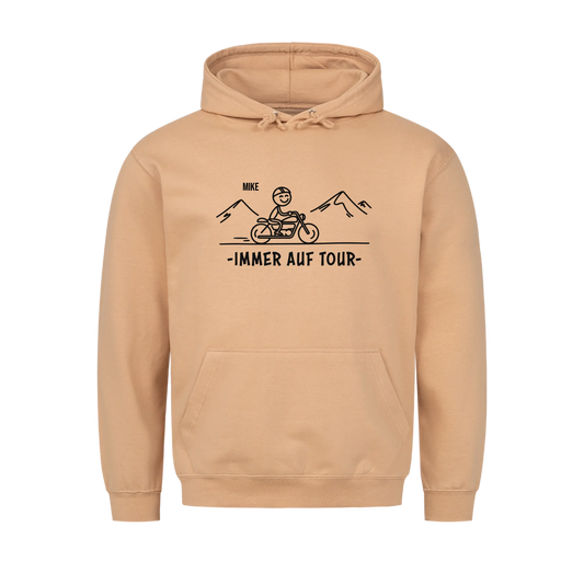 Immer auf Tour - Personalisierbares T-Shirt