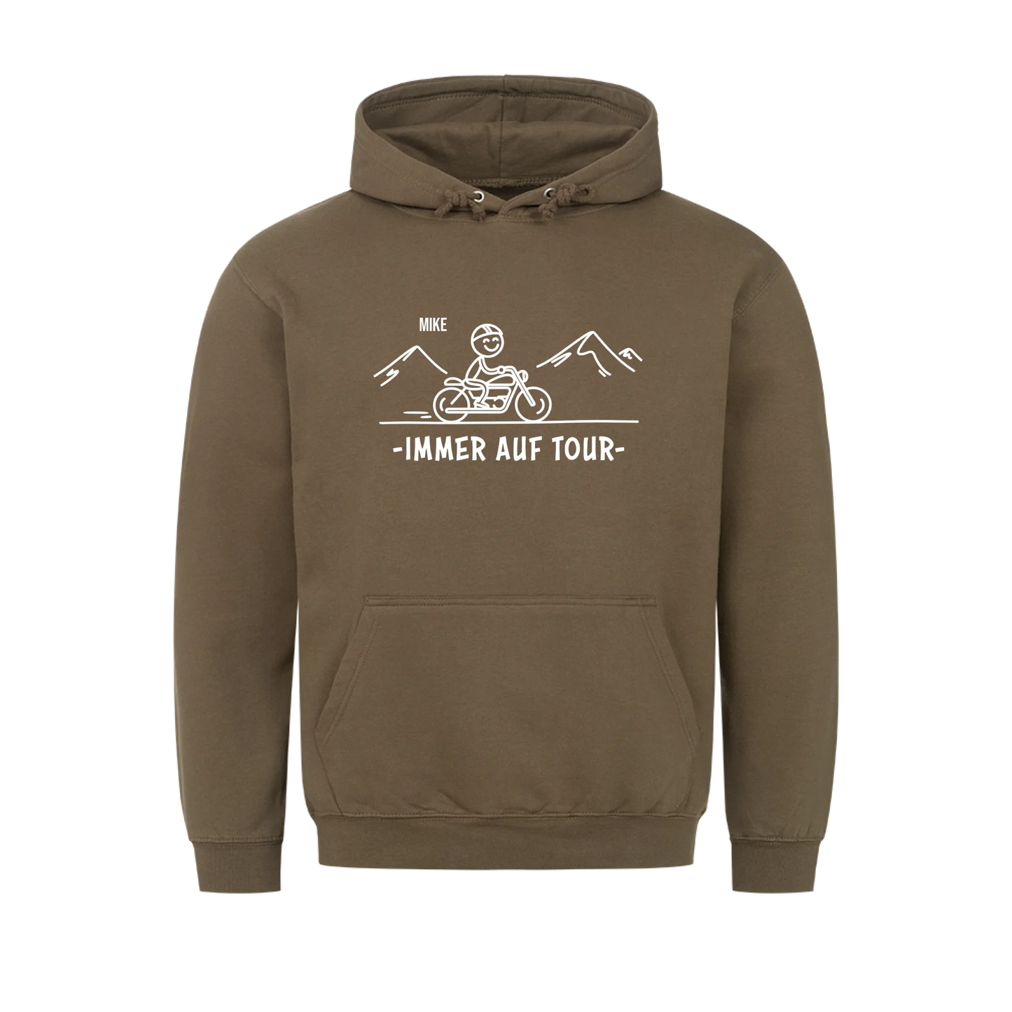 Immer auf Tour - Personalisierbares T-Shirt