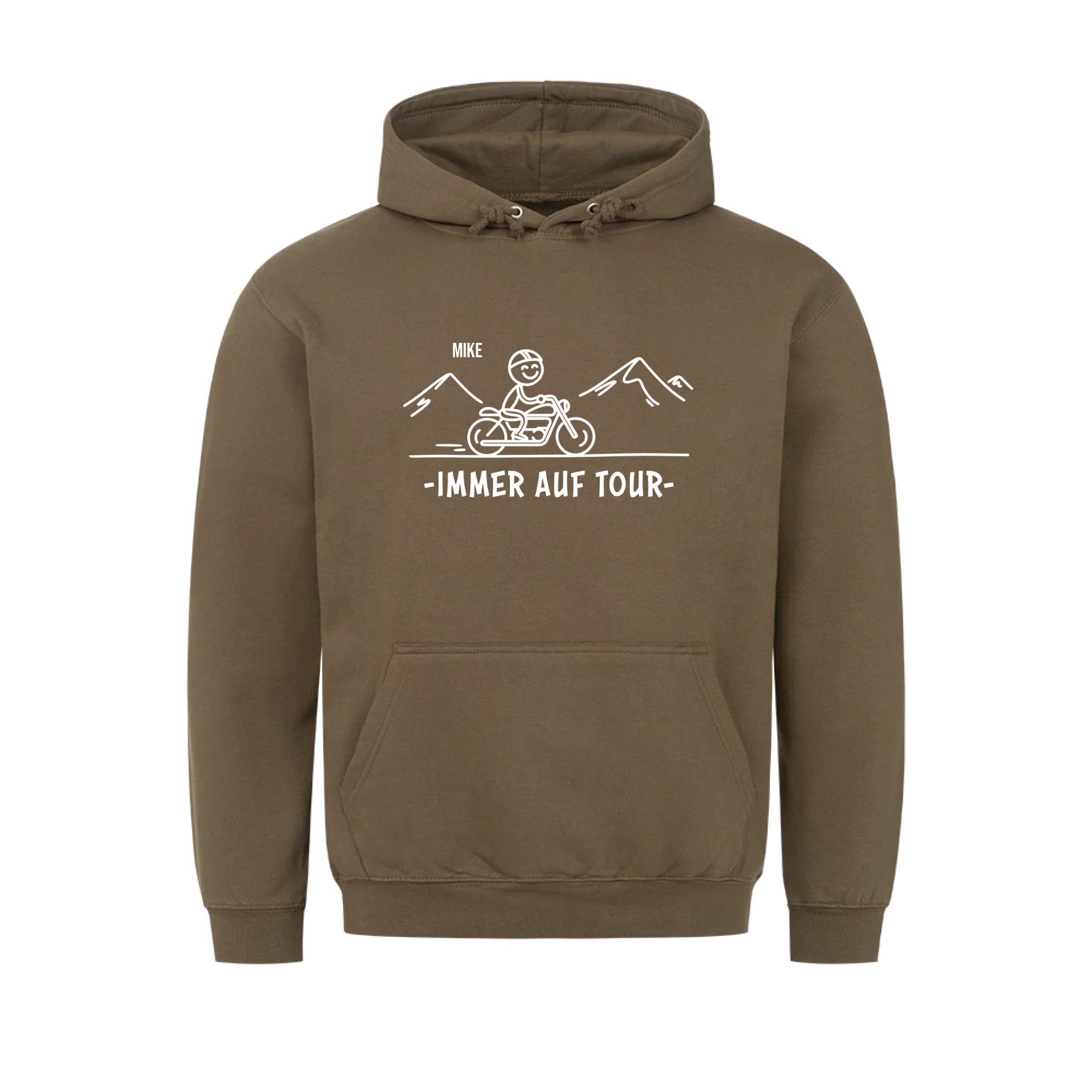 Immer auf Tour - Personalisierbares T-Shirt