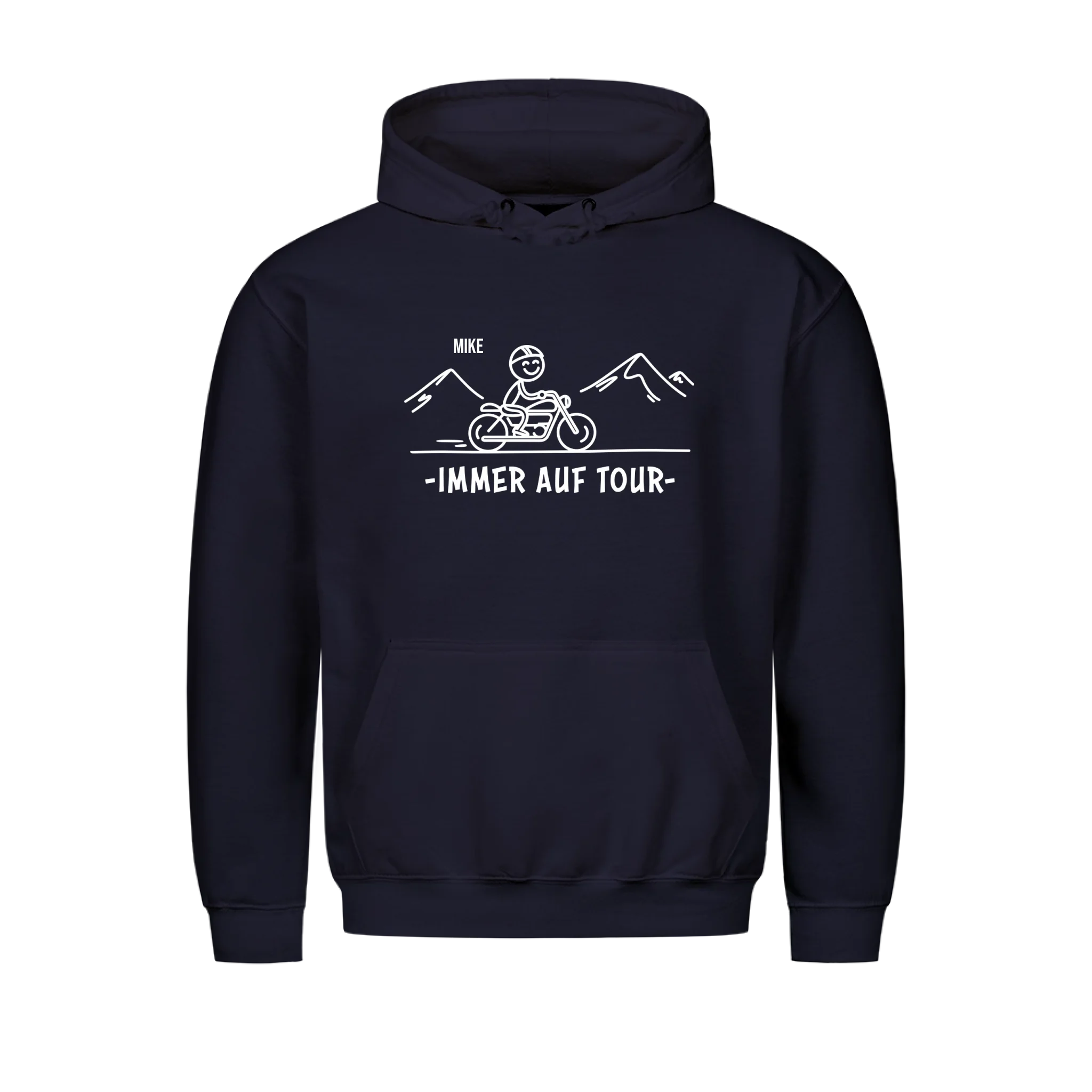 Immer auf Tour - Personalisierbares T-Shirt