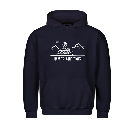 Immer auf Tour - Personalisierbares T-Shirt