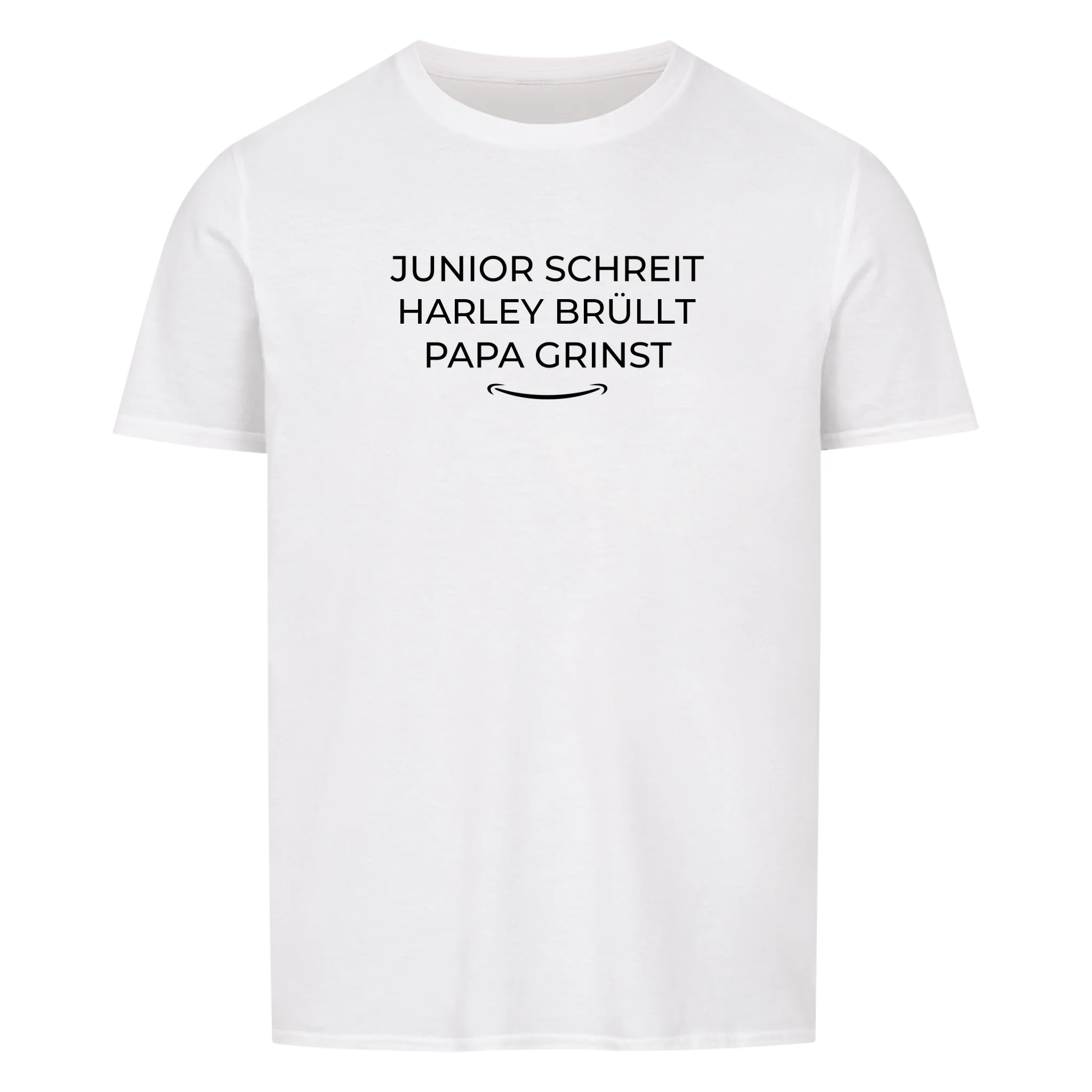 Papa grinst - Personalisierbares T-Shirt
