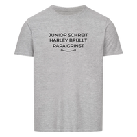 Papa grinst - Personalisierbares T-Shirt