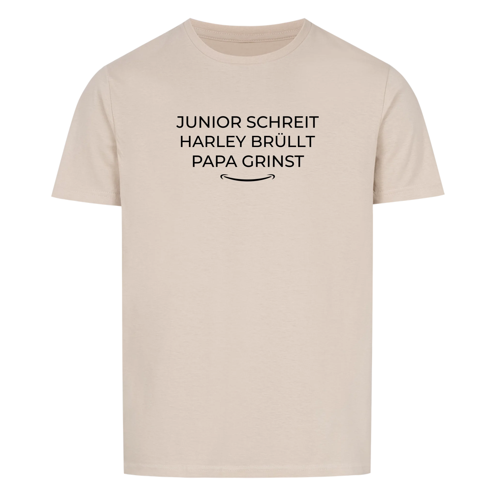 Papa grinst - Personalisierbares T-Shirt
