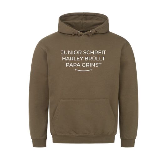 Papa grinst - Personalisierbares T-Shirt