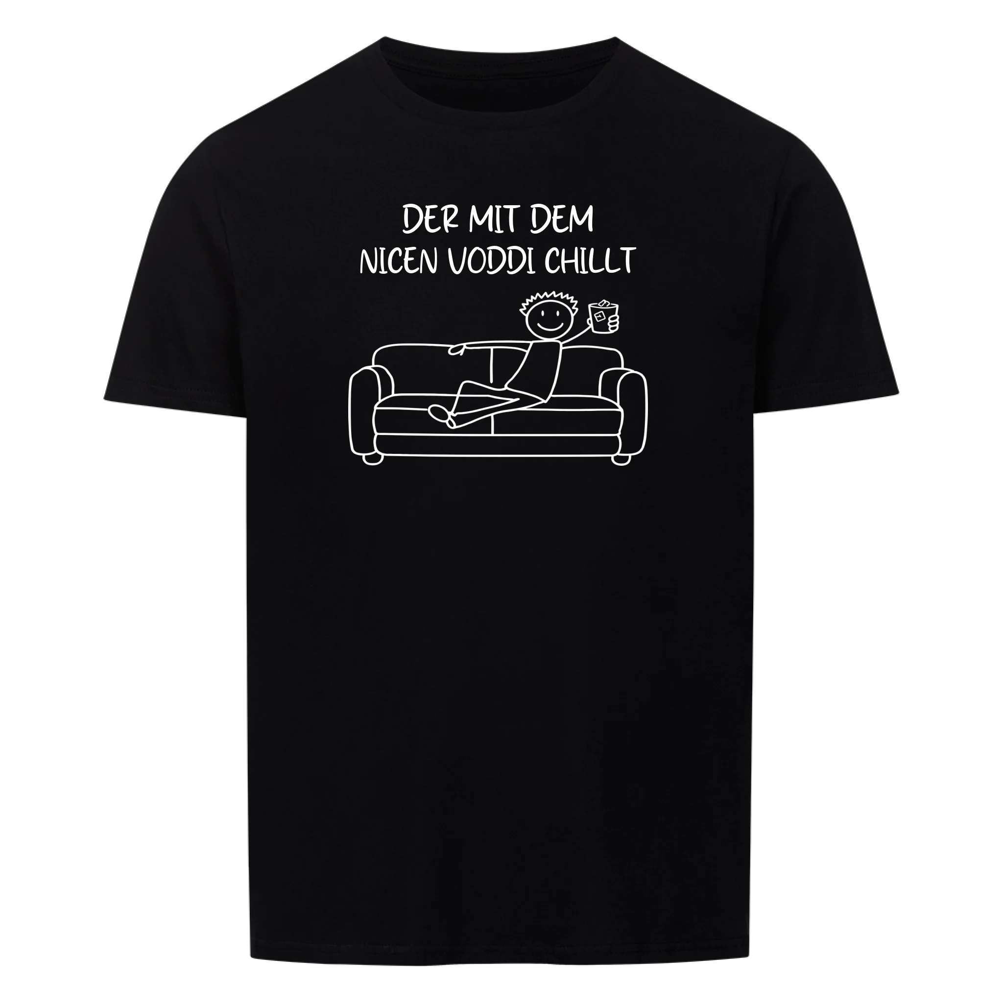 Der mit dem Drink chillt personalisierbar - Herren Shirt