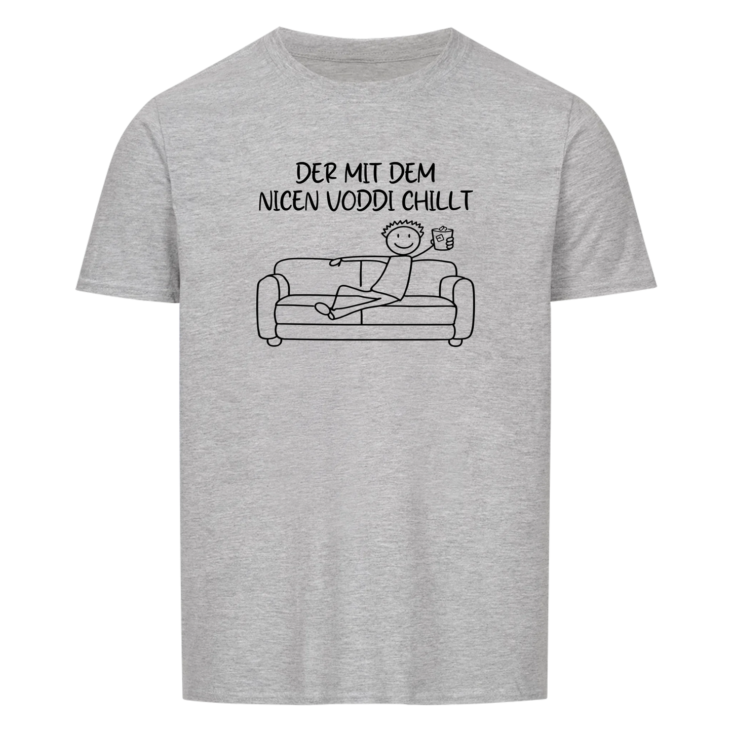 Der mit dem Drink chillt personalisierbar - Herren Shirt