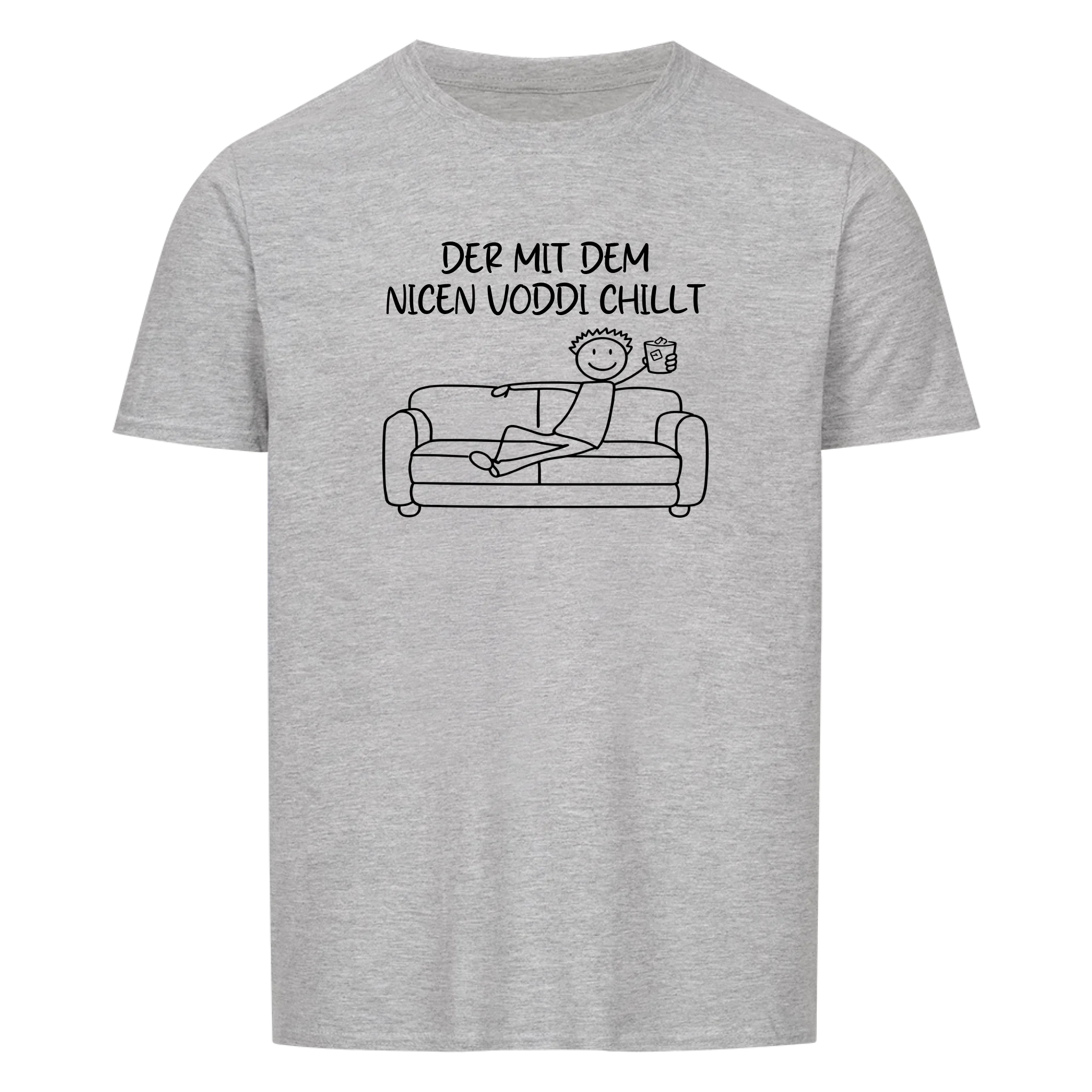 Der mit dem Drink chillt personalisierbar - Herren Shirt