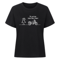 Die mit der (dein Bike) fährt personalisierbar - Damen Shirt