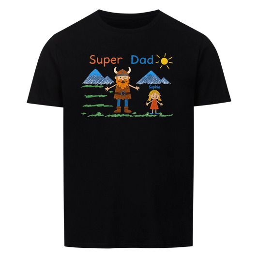 Super Dad personalisierbar - Herren Shirt