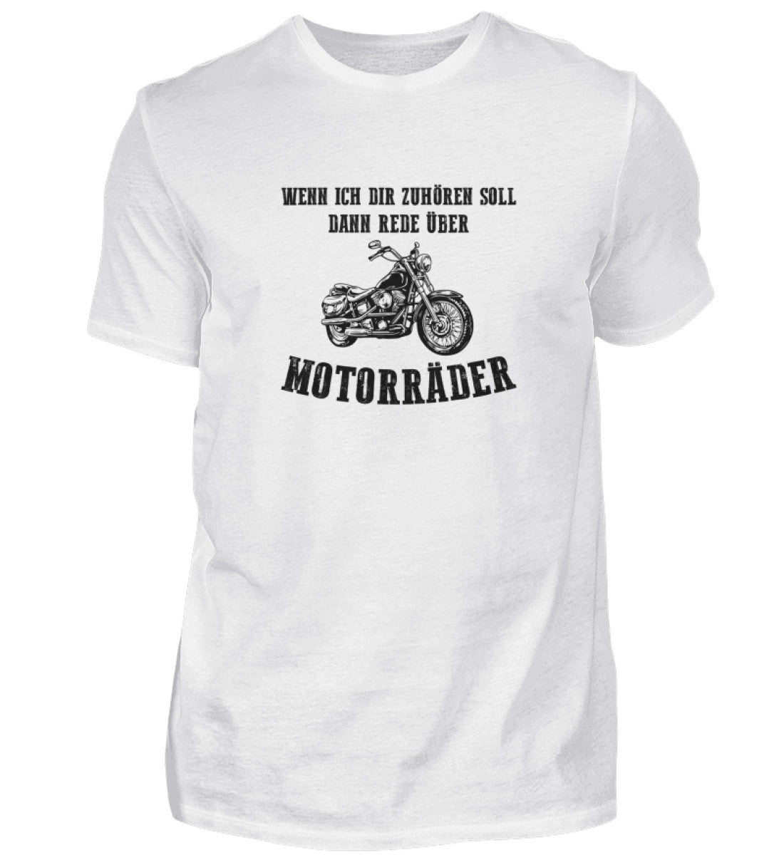 Rede über Motorräder - Herren T-Shirt