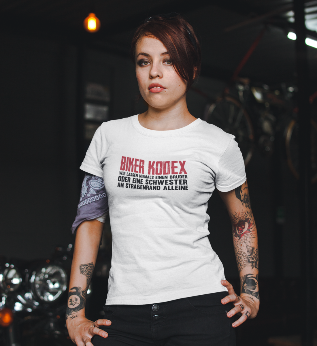 Biker Kodex - Damen T-Shirt