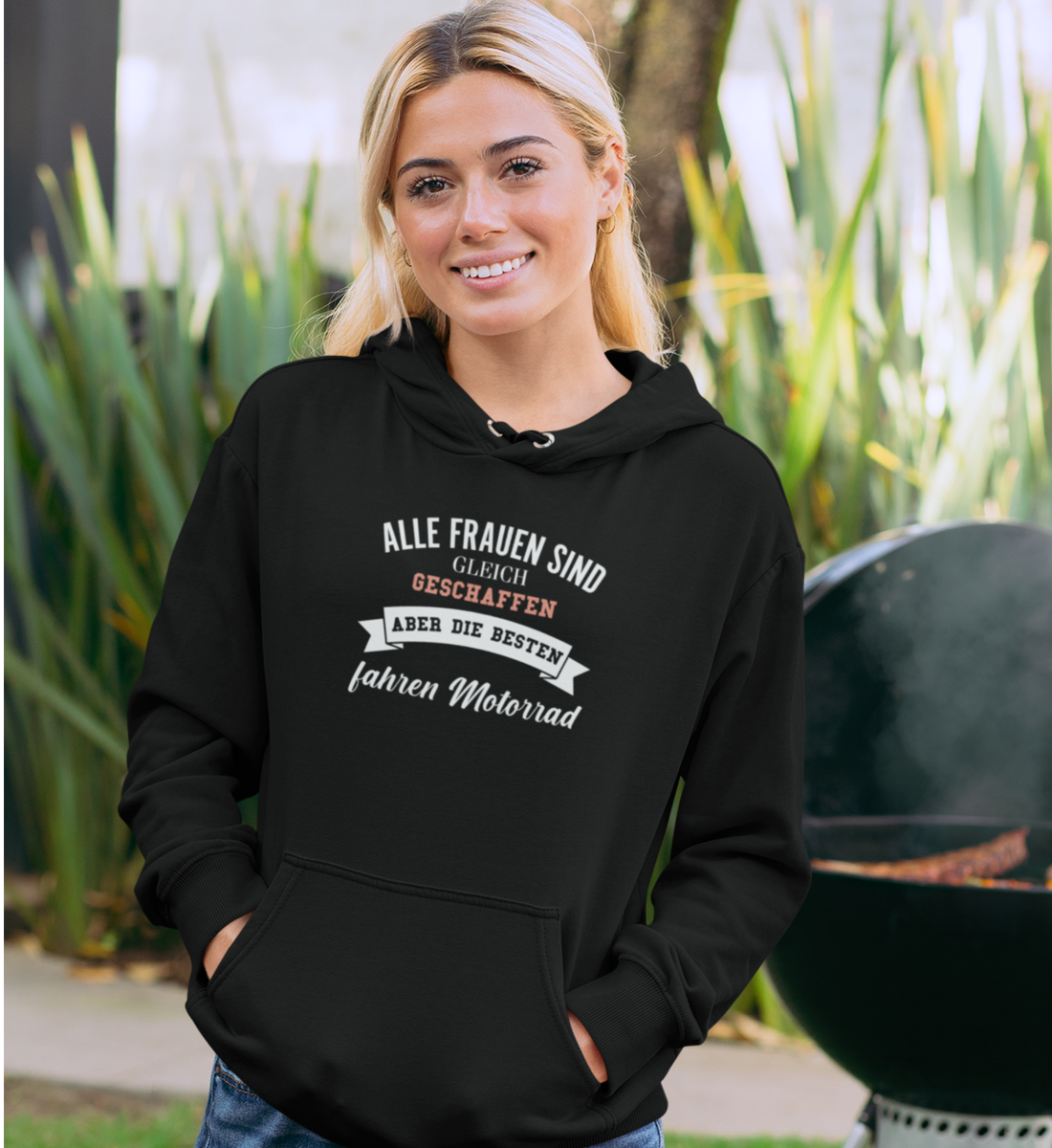 Nur die Besten fahren Motorrad - Damen Hoodie