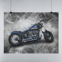 Dein Motorrad als Kunstwerk - Poster